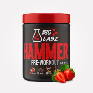 HAMMER PRE-WORKOUT (320G) MORANGO – BIO LABS