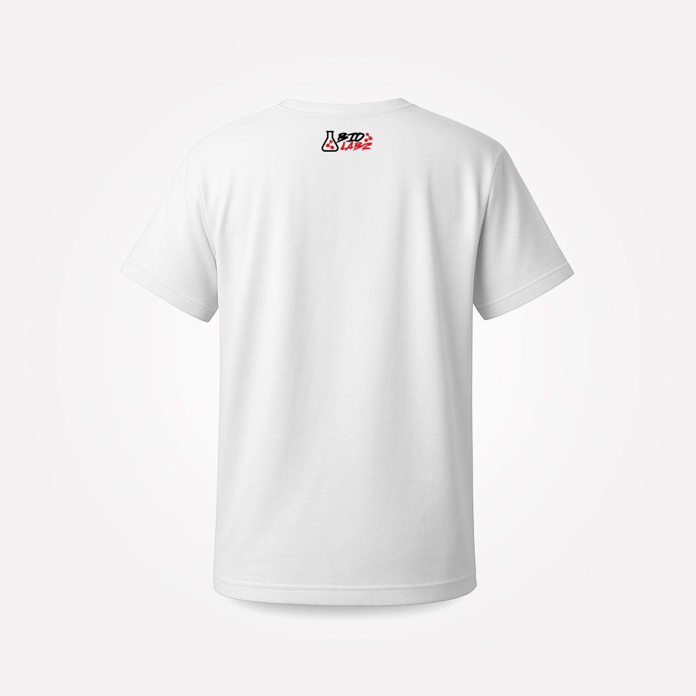 CAMISETA OVERSIZE GOLA ALTA BRANCA (MODELO 1) – BIO LABZ - Imagem 2