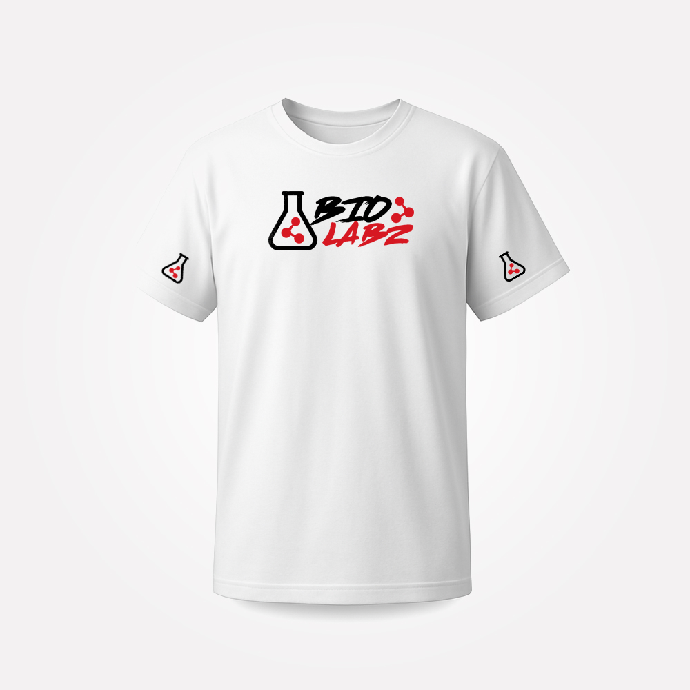 CAMISETA OVERSIZE GOLA ALTA BRANCA (MODELO 1) – BIO LABZ